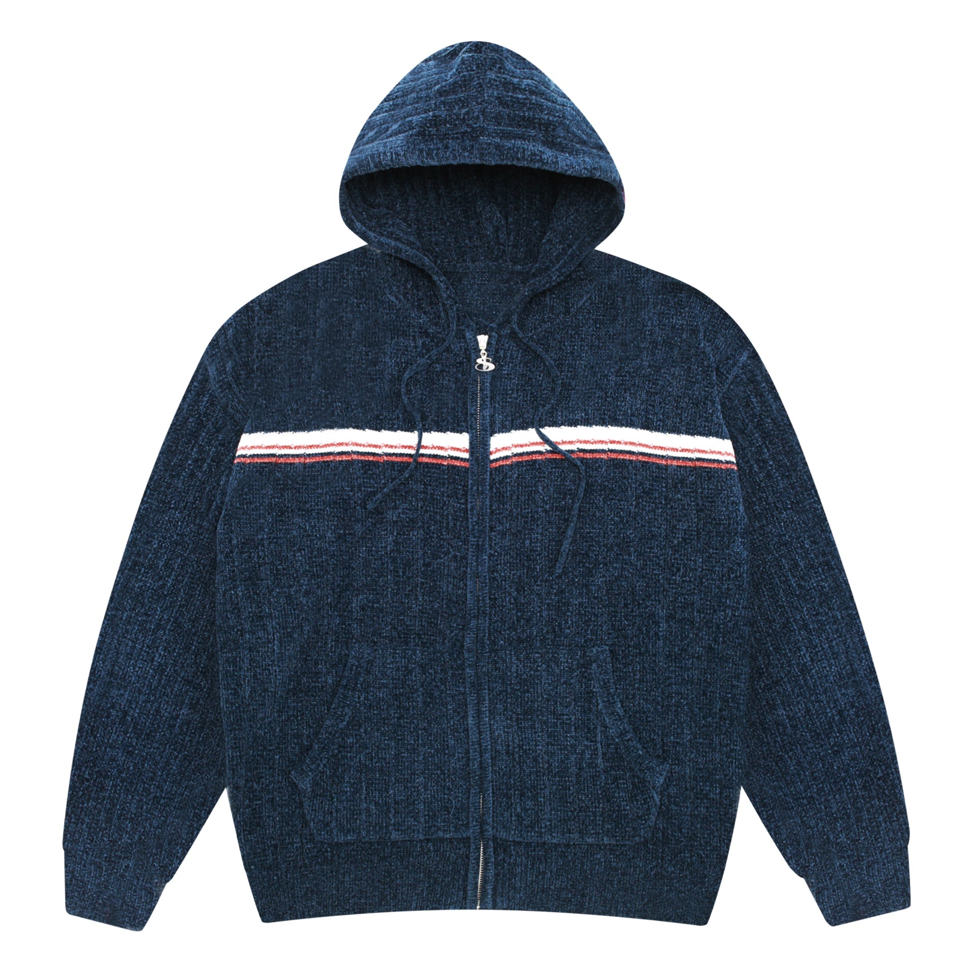 トップス Yardsale Phantasy Chenille Zip Yardsale Phantasy Chenille Hoodie - Navy | Flatspot