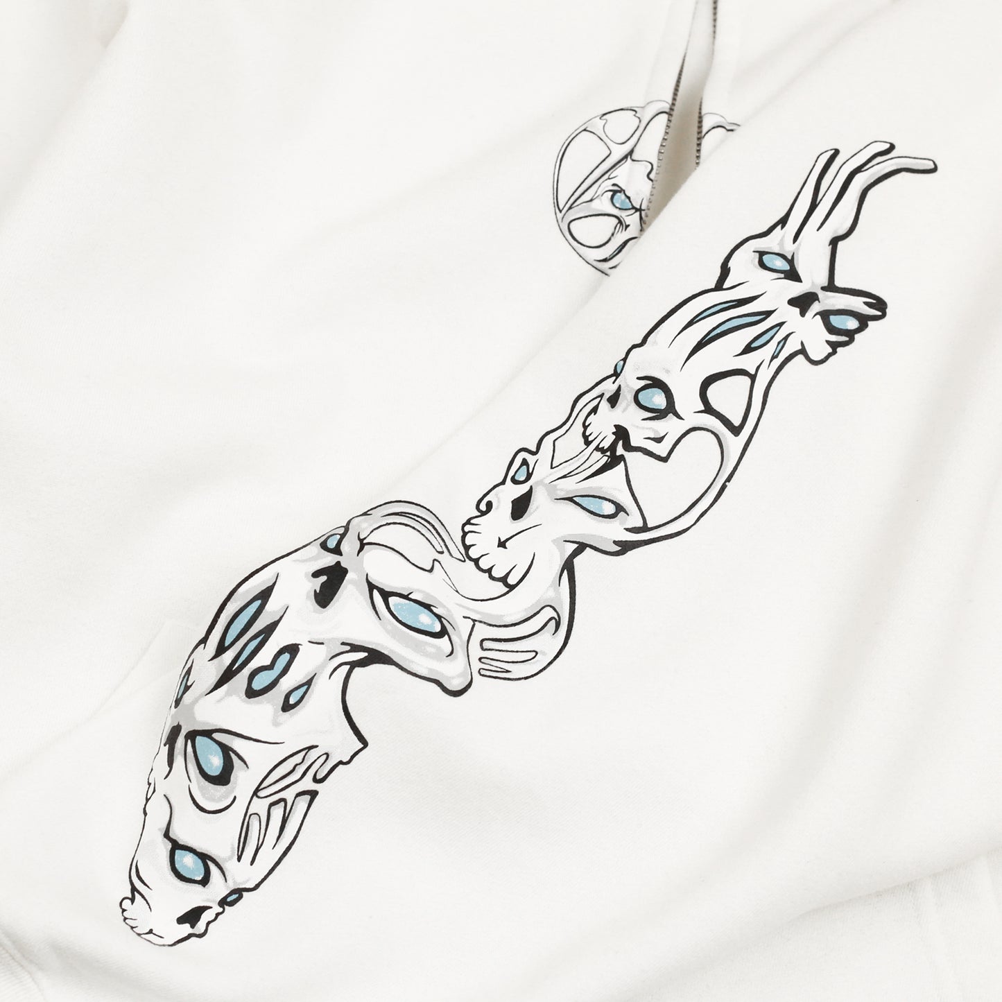 Bullseye Hood (White)