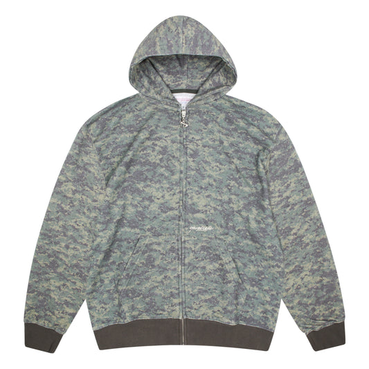 Camo Zero Hood (Washed Green)