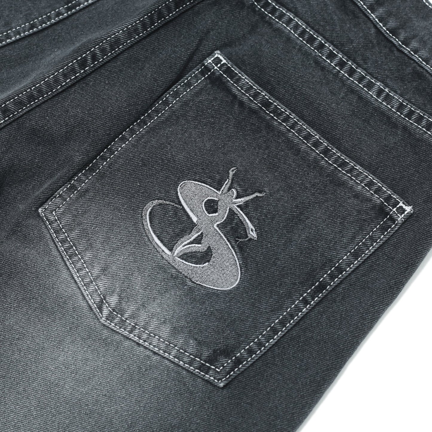 Phantasy Panel Jeans (Black)