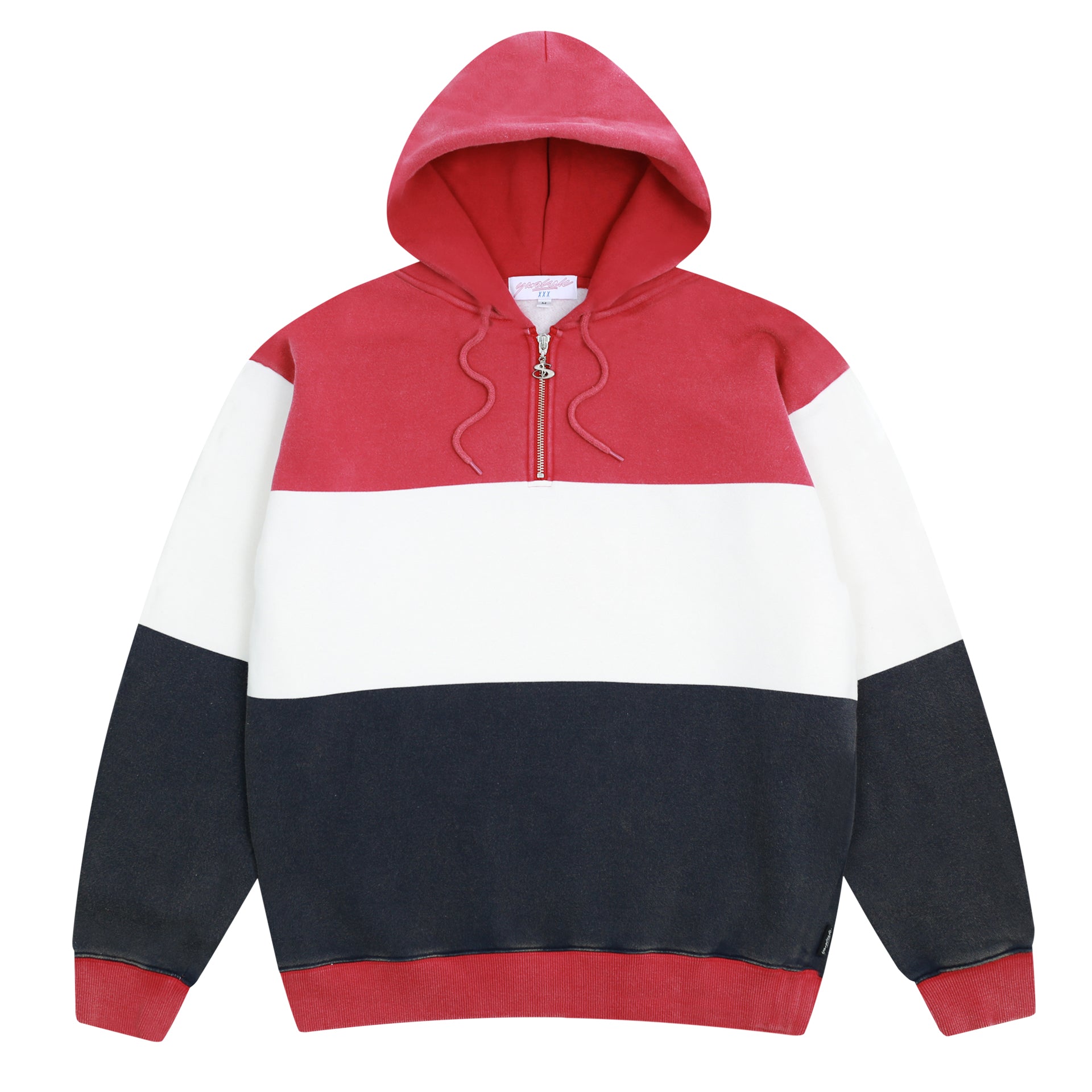 ☆YARDSALE☆ Phantasy Quarterzip Hood フーディ パーカー Phantasy Quarterzip Hood (Red/White/Navy) – Yardsale XXX EU