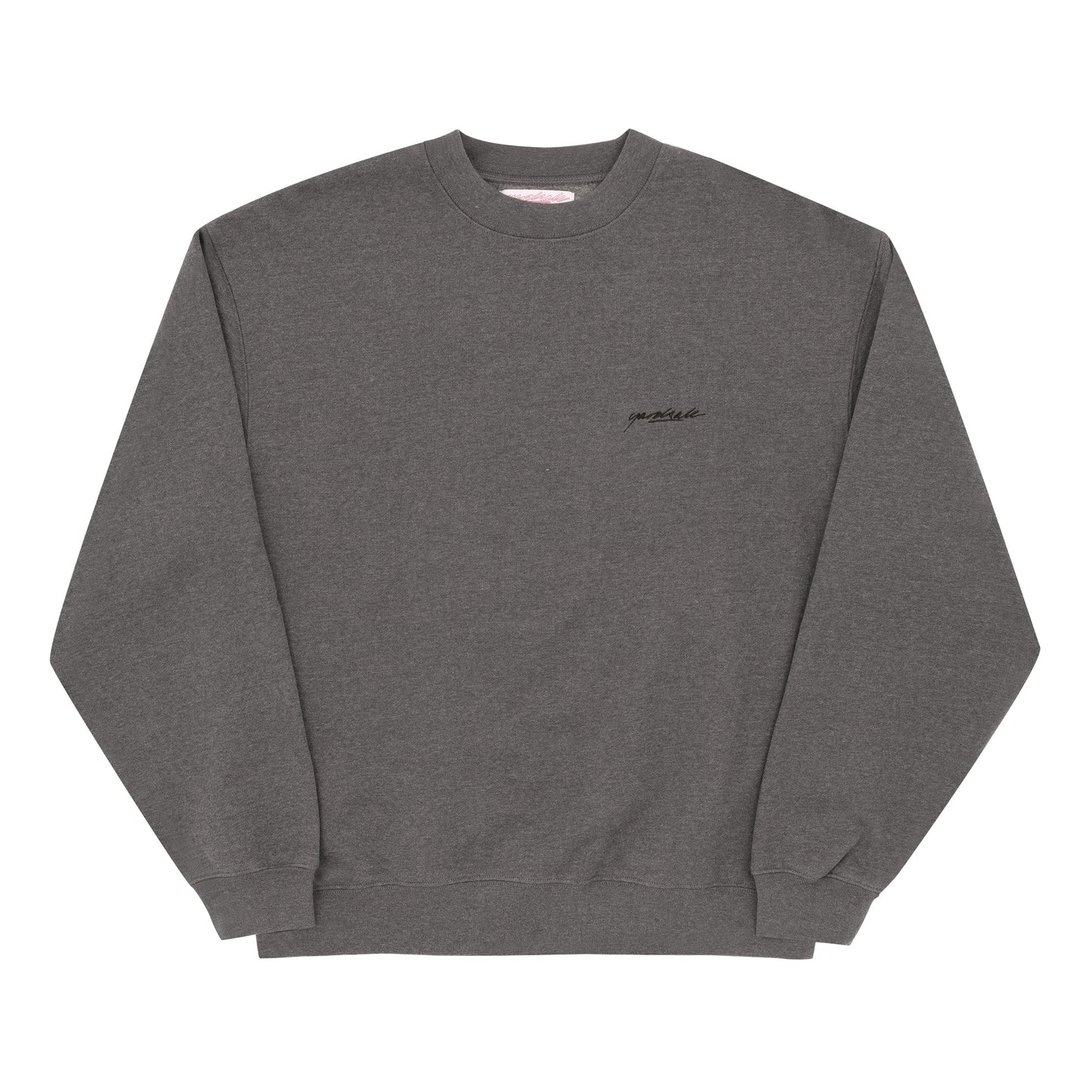 Script Crewneck (Navy Heather)
