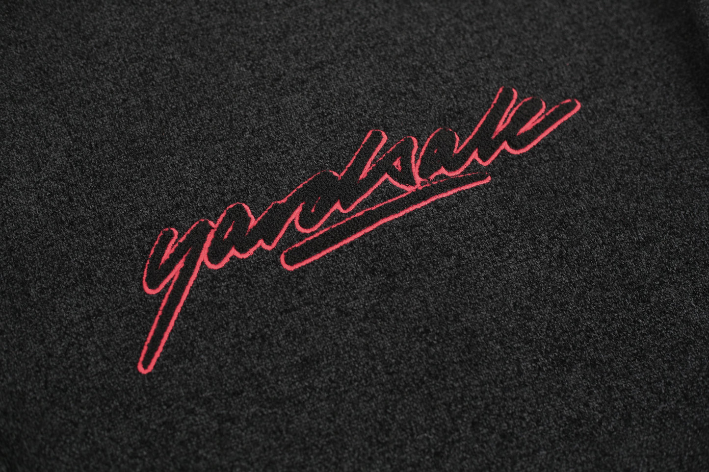 Script Chenille Knit Crew (Black)