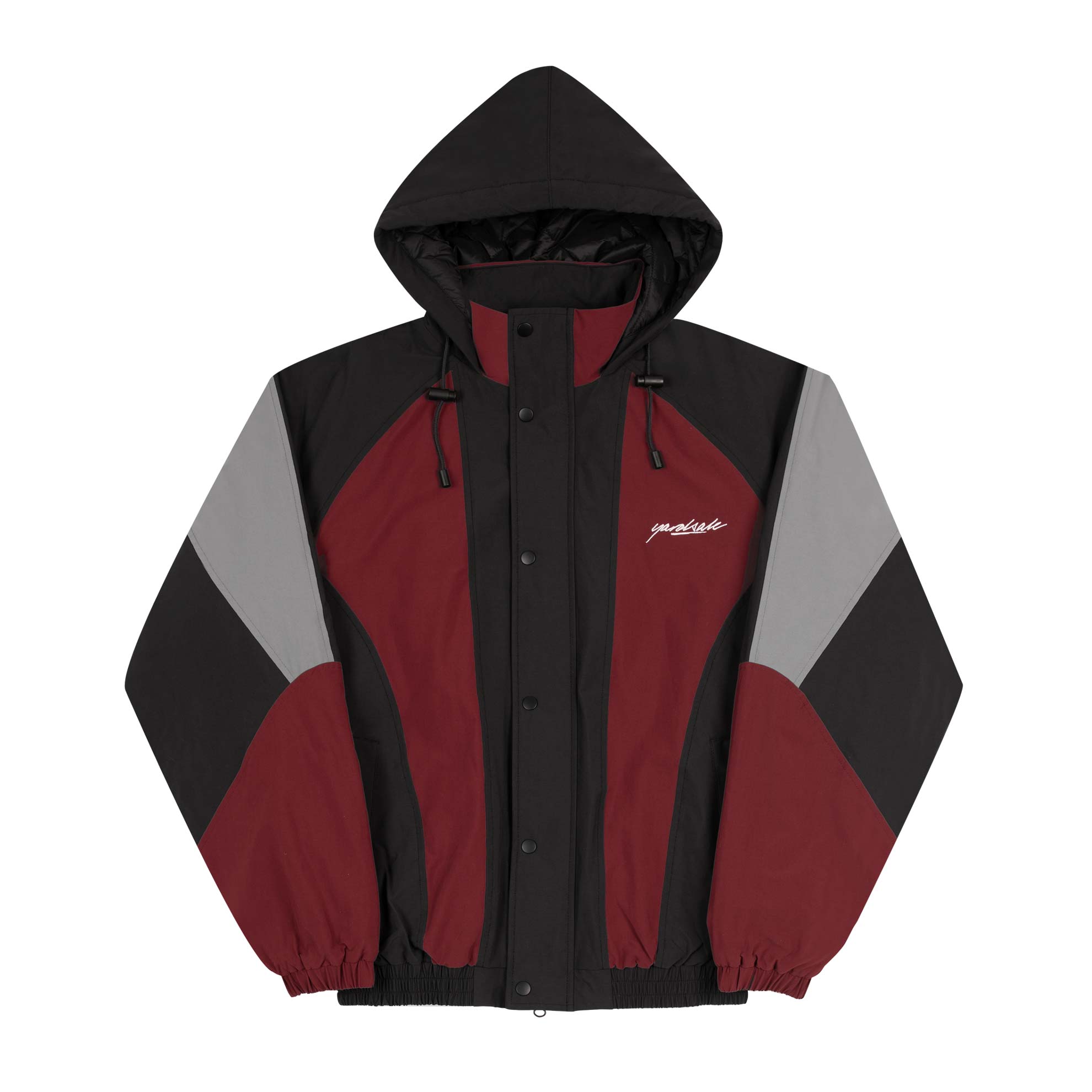 Genesis Jacket (Burgundy/Black/Grey) – Yardsale XXX EU