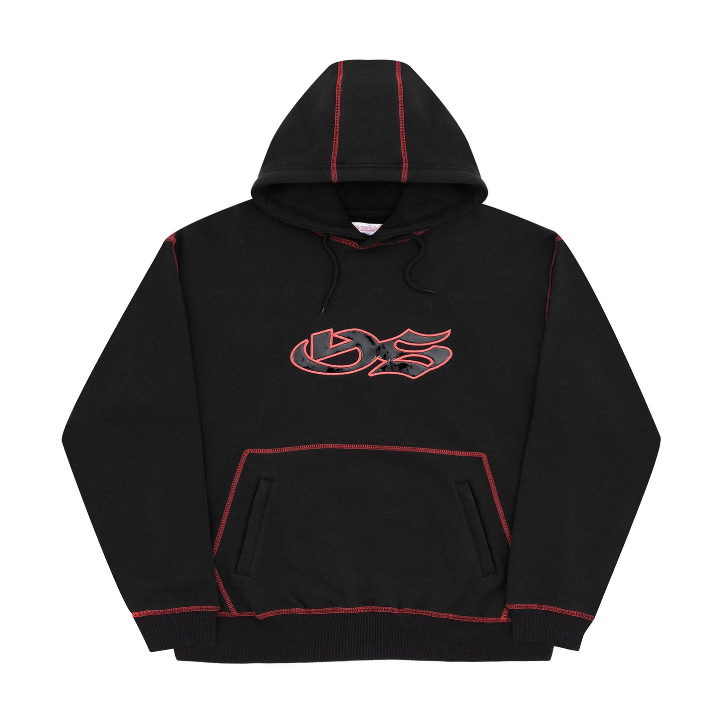 YS Sport Contrast Hood (Black/Red)
