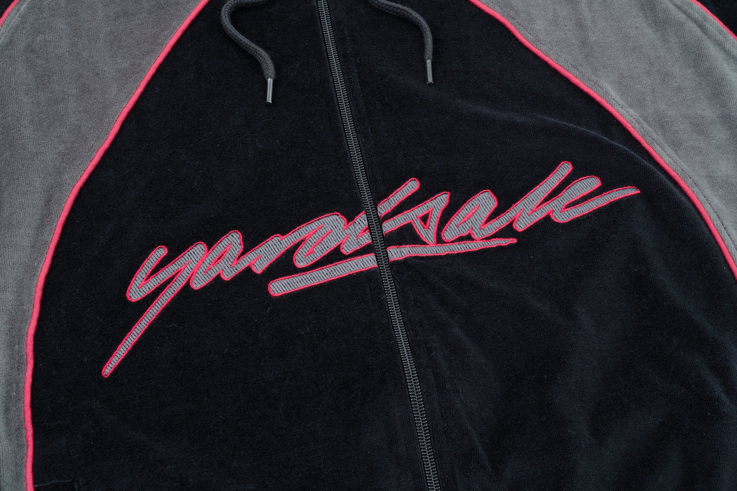 Gem Velour Zip Hood (Dark)