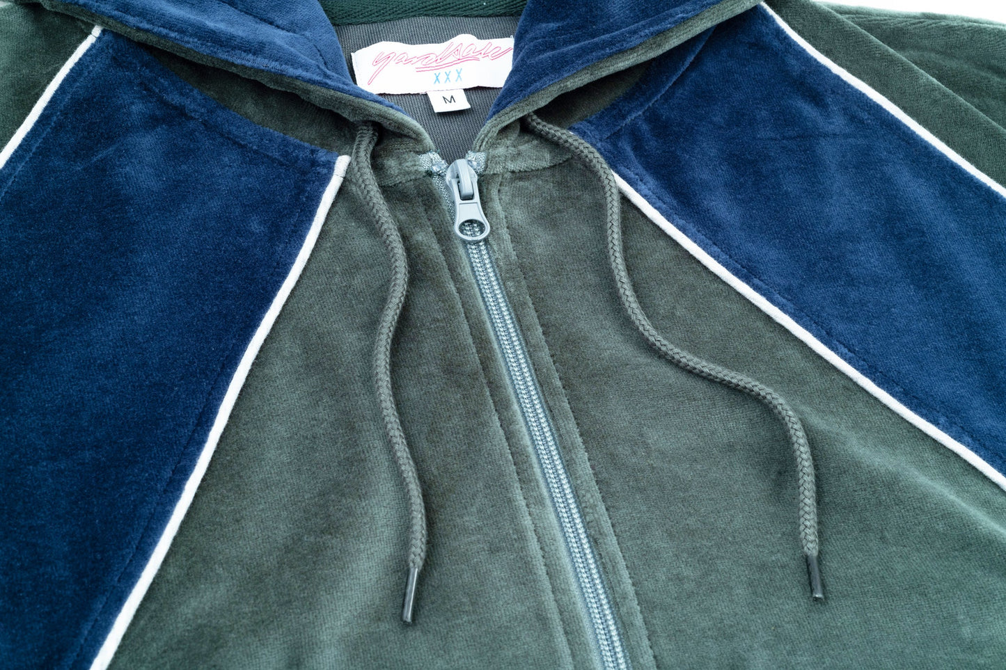 Gem Velour Zip Hood (Light)