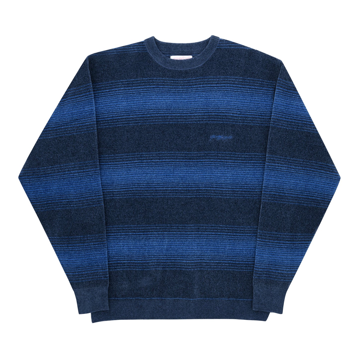 Chenille Ripple Knit (Navy/Blue)