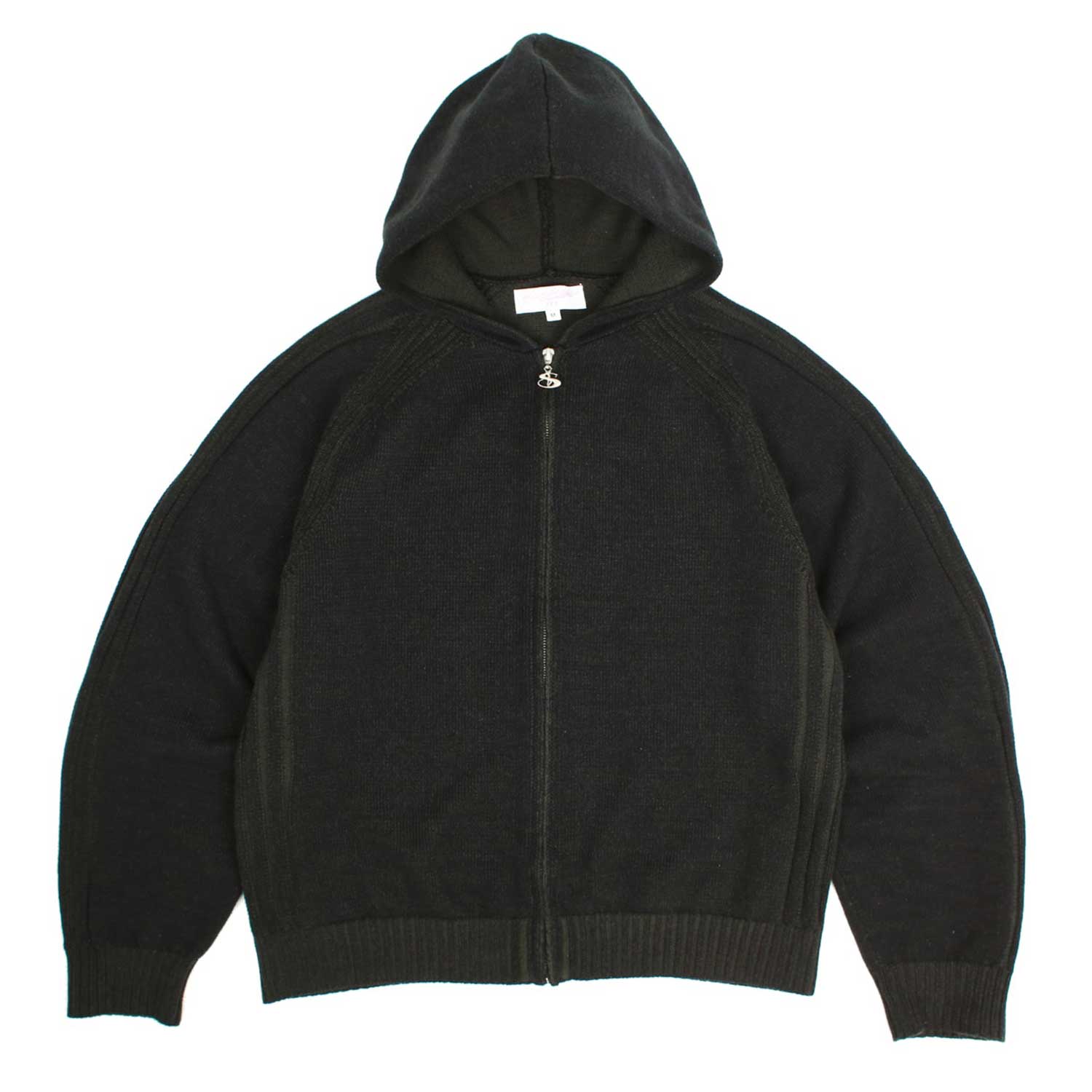 HEATHERED FULL-ZIP HOOD (BLACK) – Yardsale XXX EU