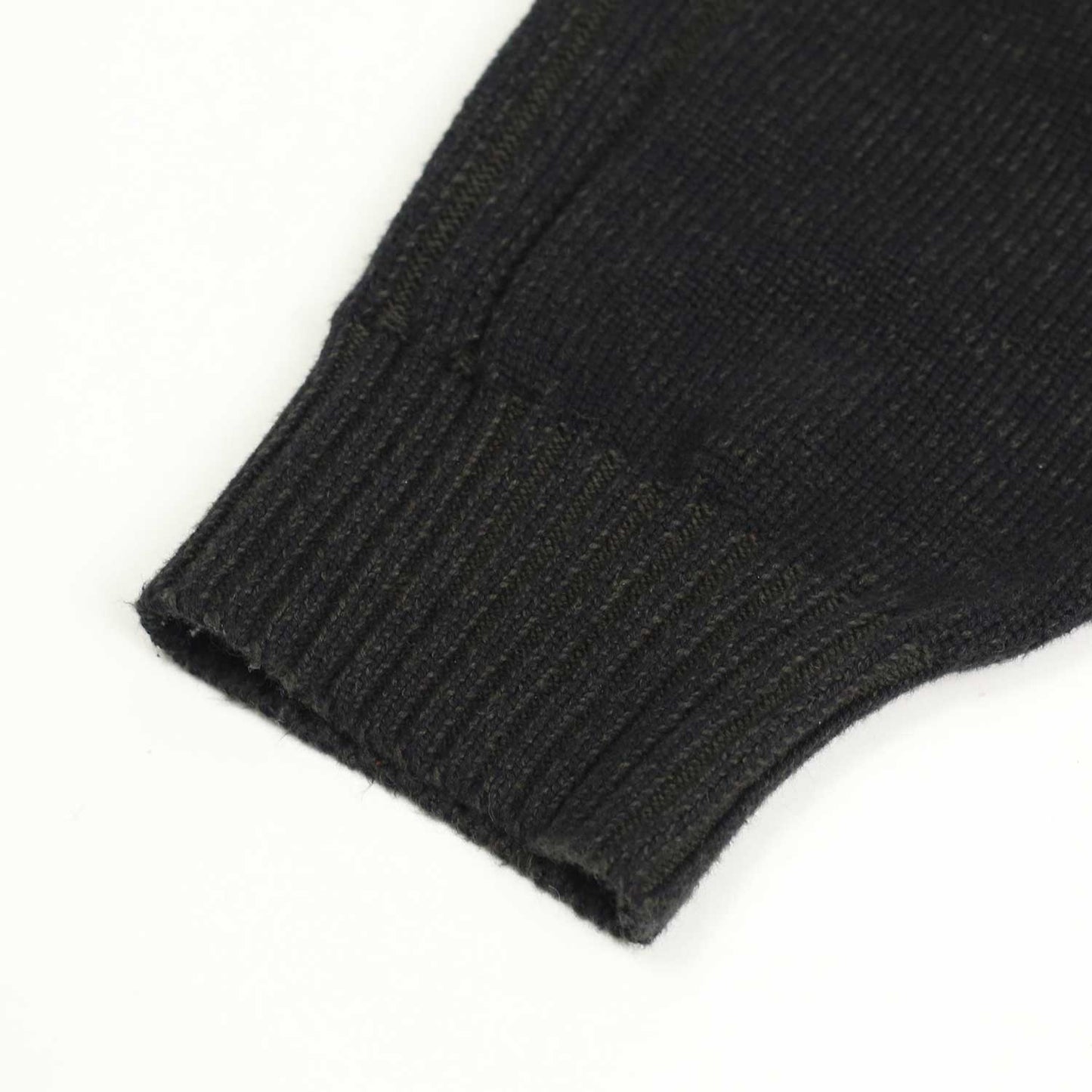 HEATHERED FULL-ZIP HOOD (BLACK)