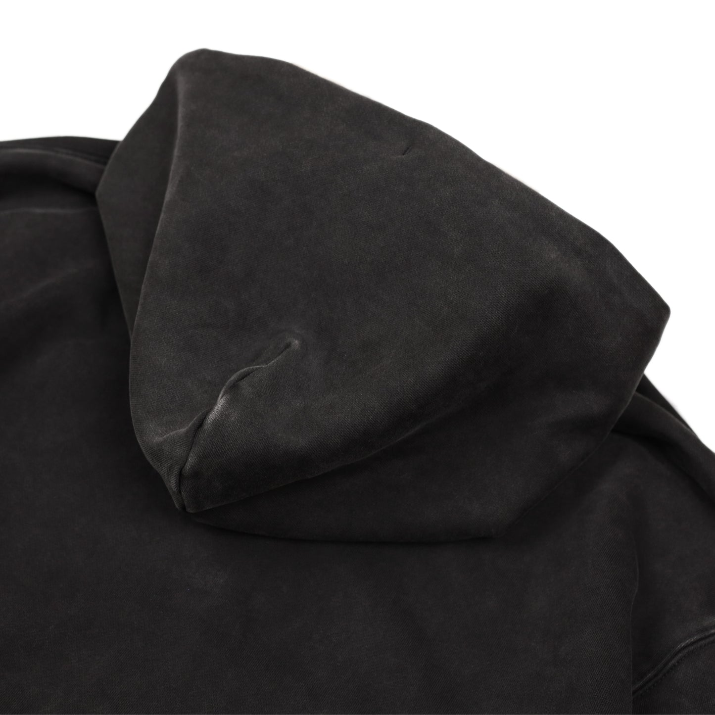 Raw Edge Hood (Black)