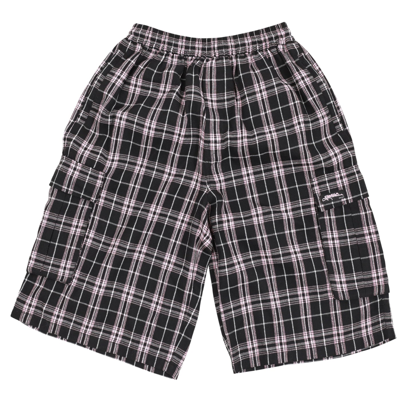 Shoreline Plaid Shorts (Black)