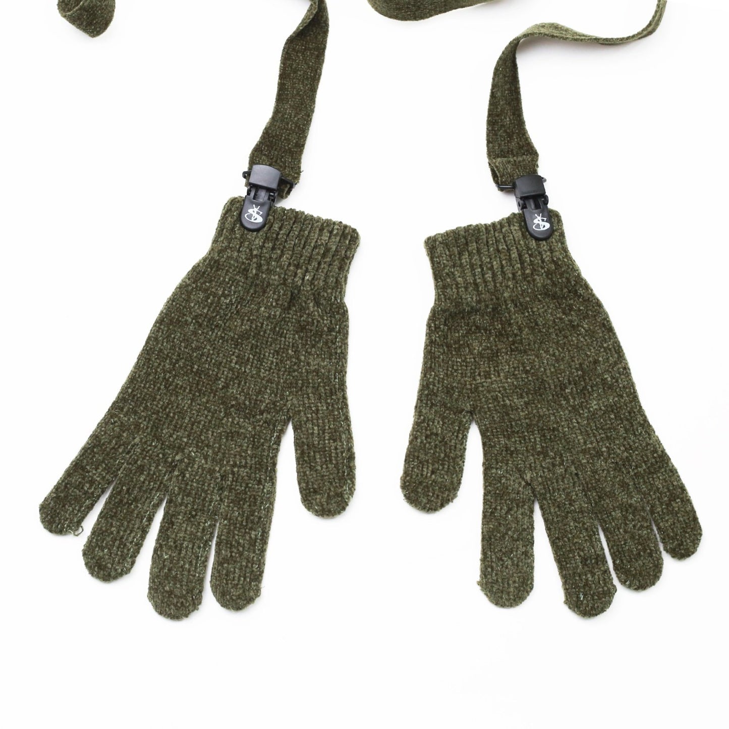 CHENILLE GLOVES (GREEN)