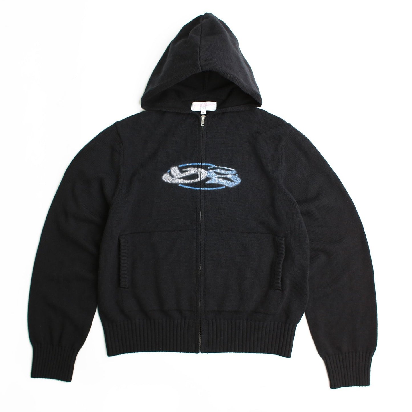 GLITZ KNITTED HOOD (BLACK)