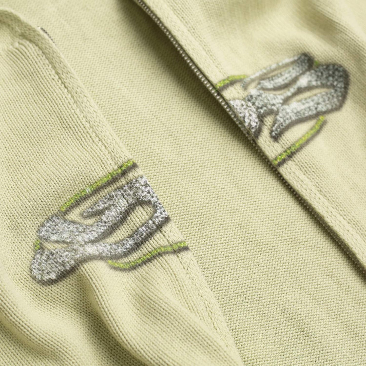 GLITZ KNITTED HOOD (LIME)