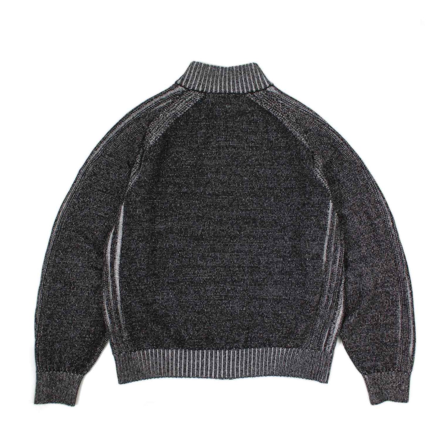 HEATHERED PHANTASY FULL-ZIP (BLACK/STONE)