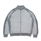 HEATHERED PHANTASY FULL-ZIP (STONE/BLACK)