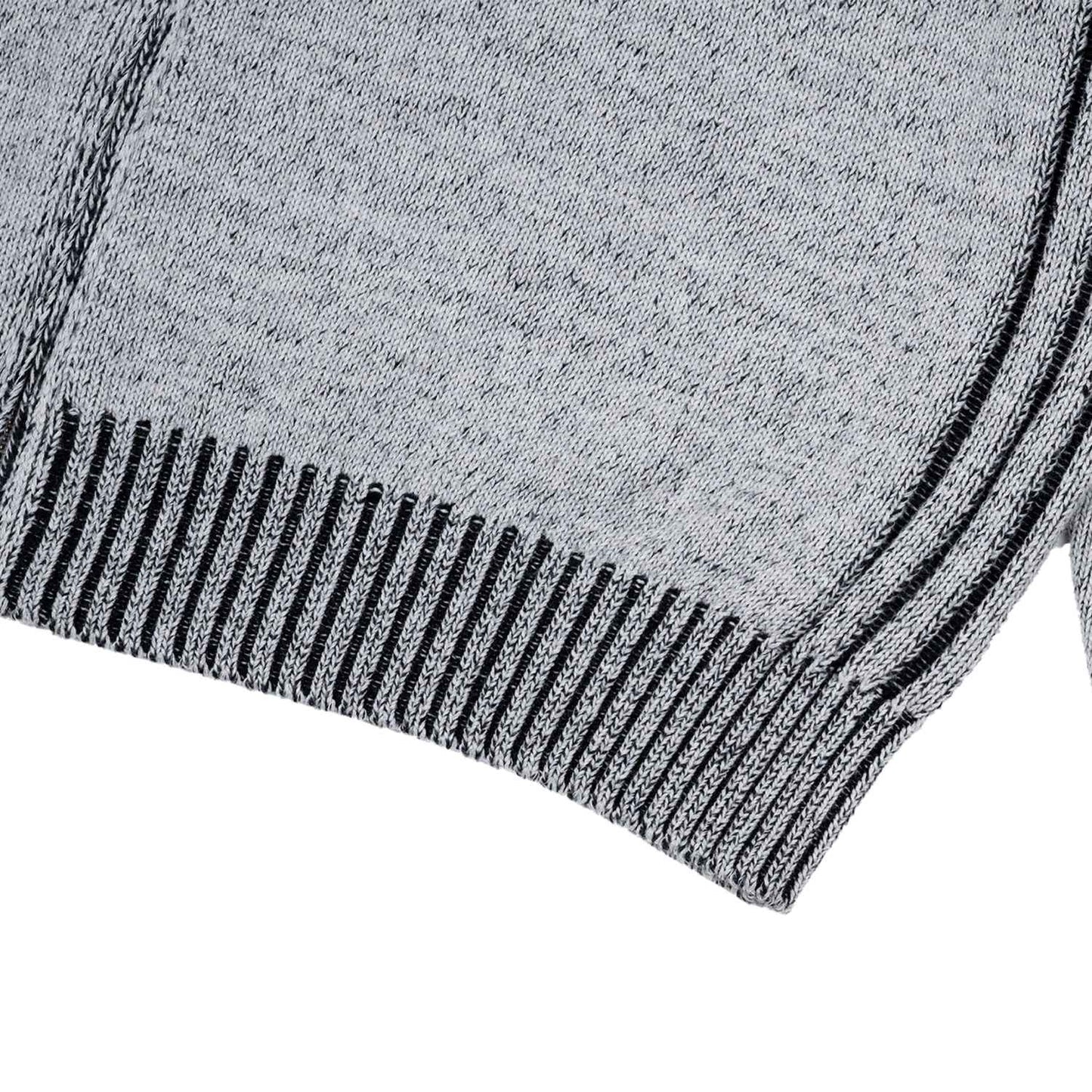 HEATHERED PHANTASY FULL-ZIP (STONE/BLACK)