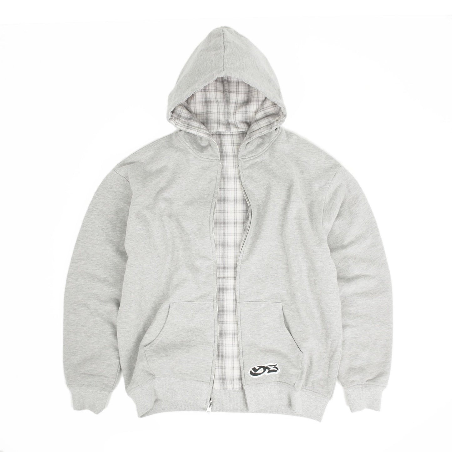 REVERSIBLE HOOD (GREY/STONE)