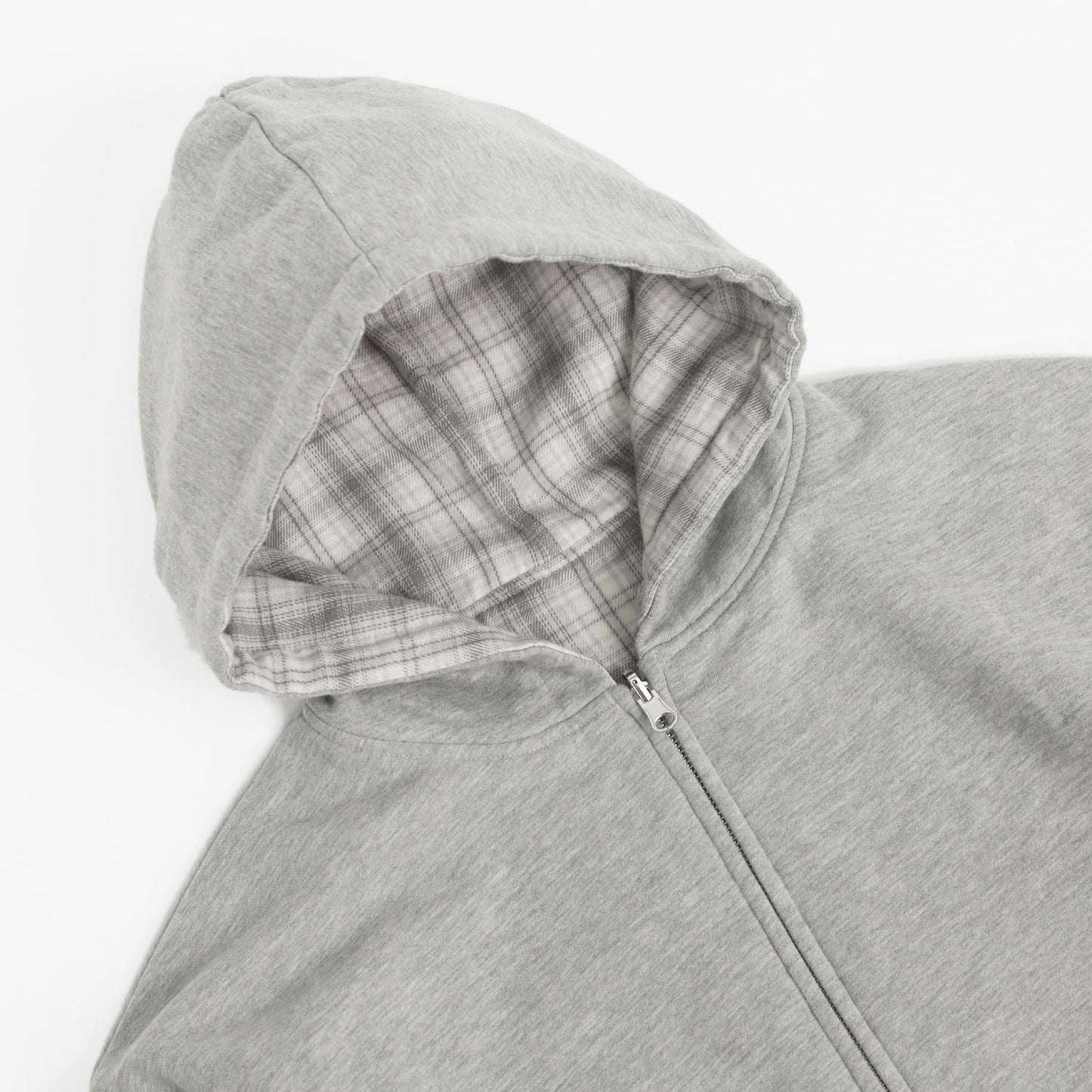 REVERSIBLE HOOD (GREY/STONE)