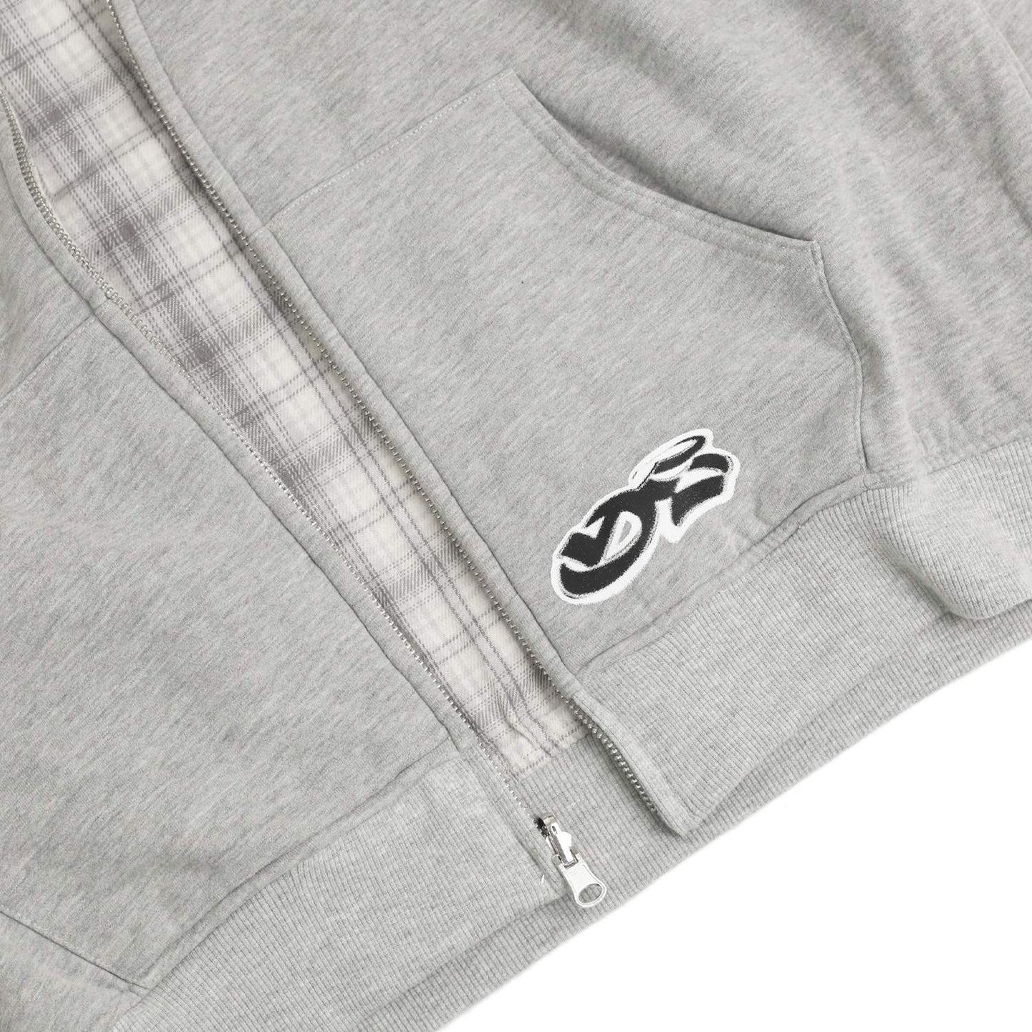 REVERSIBLE HOOD (GREY/STONE)
