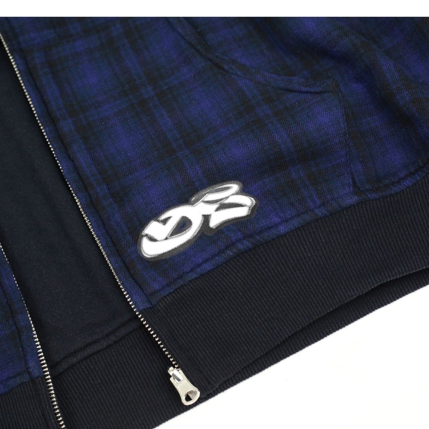 REVERSIBLE HOOD (BLACK/INDIGO)