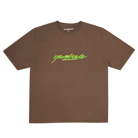 SCRIPT SLUDGE T-SHIRT (TAN)