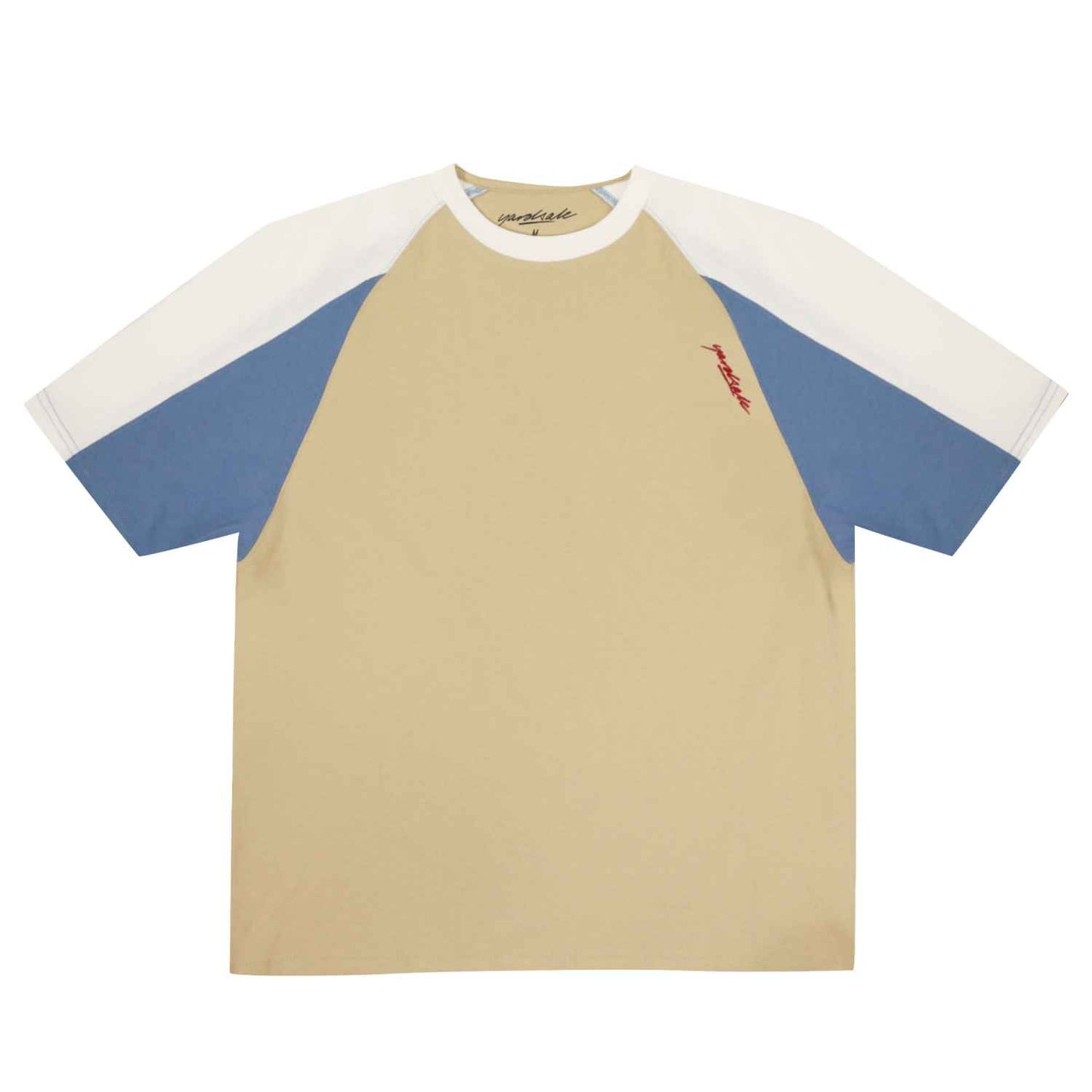 STARLITE T-SHIRT (BEIGE BLUE WHITE)