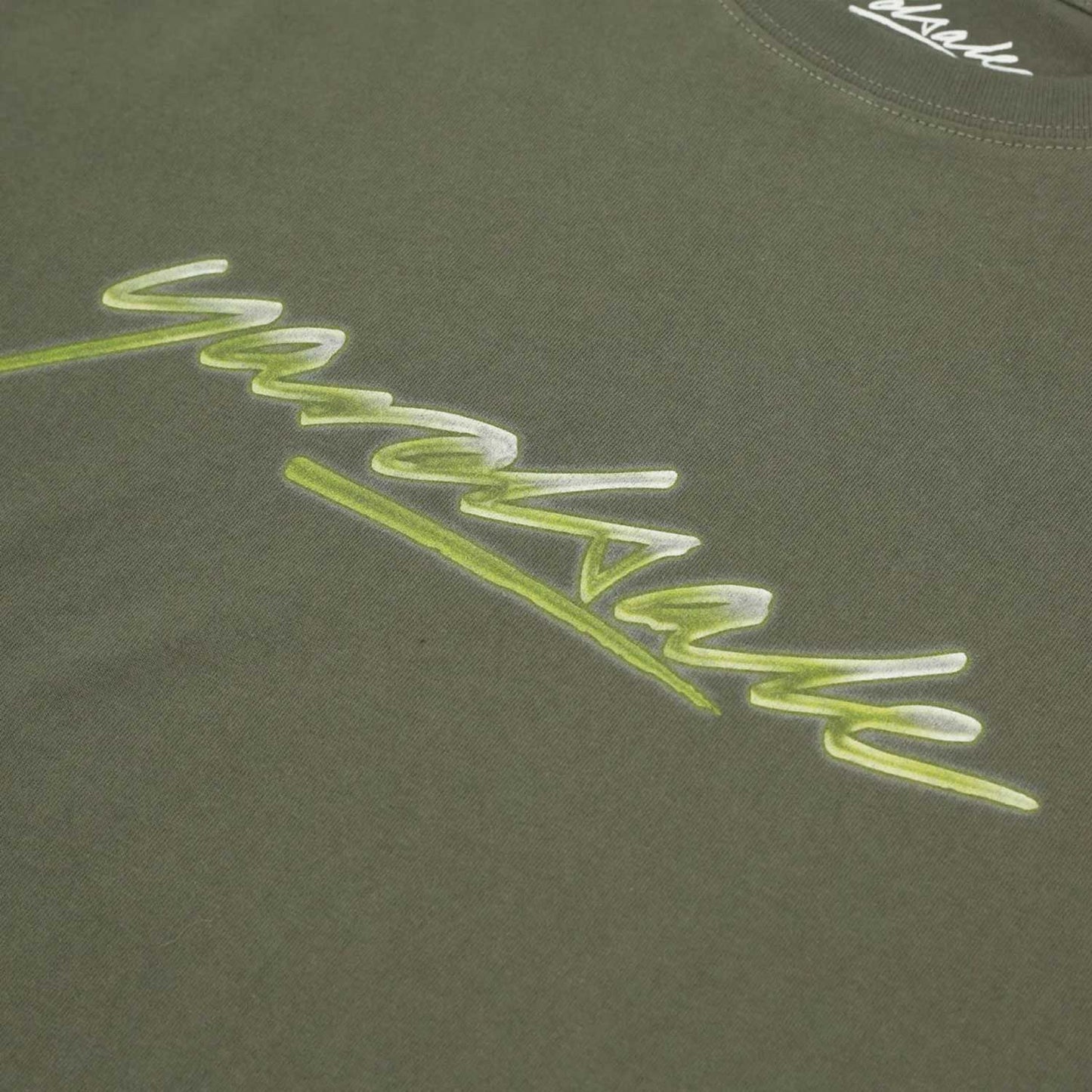 WASHED SCRIPT T-SHIRT (SAND)