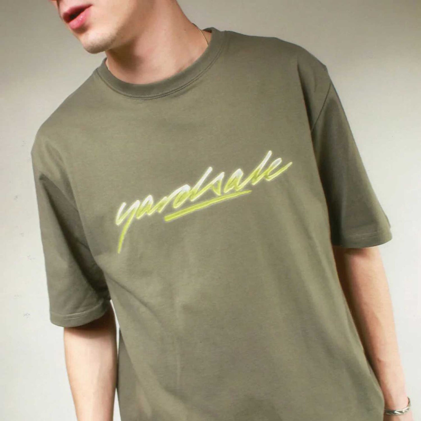 WASHED SCRIPT T-SHIRT (SAND)