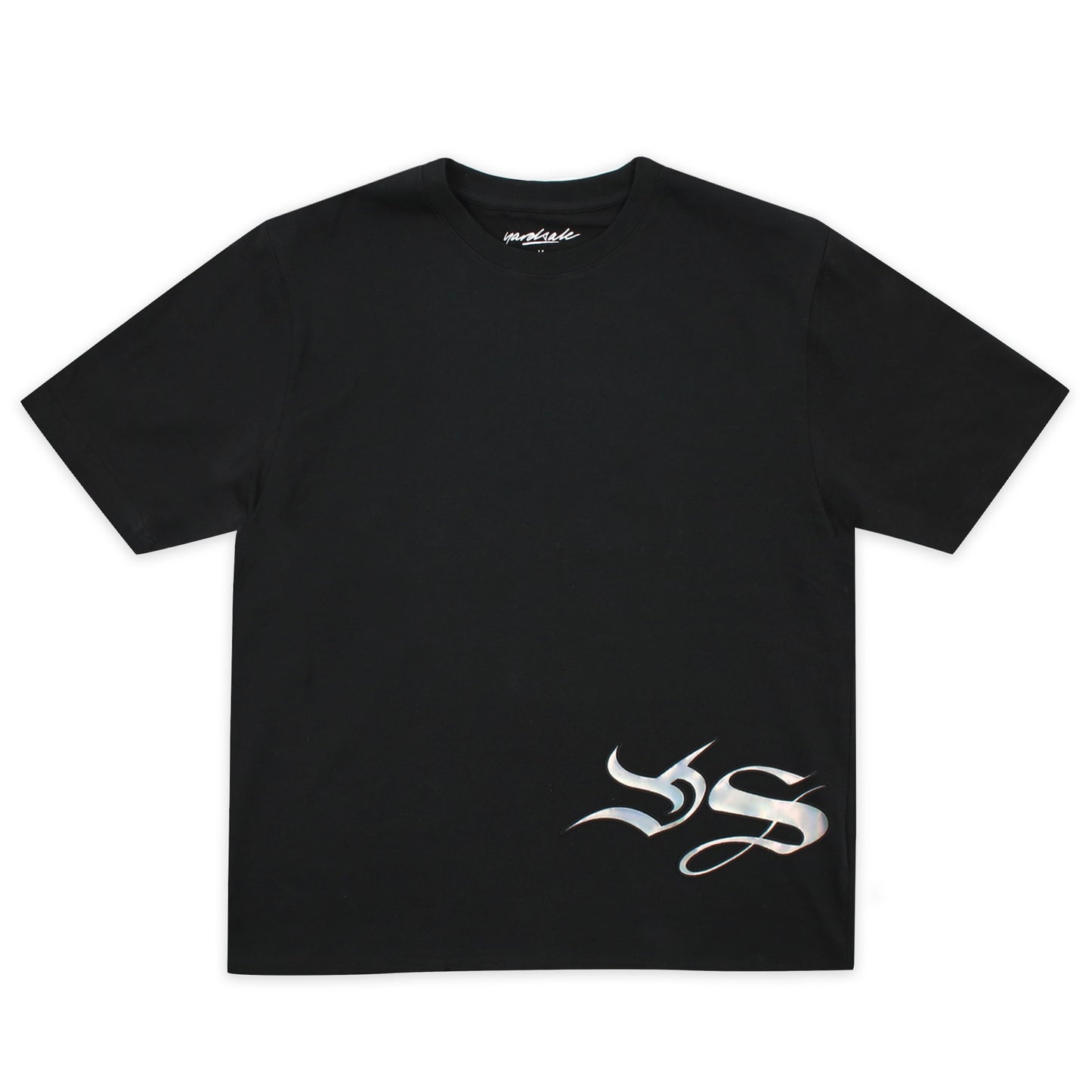 YS APPLIQUE T-SHIRT (BLACK)