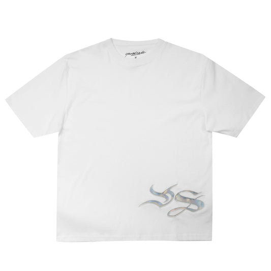 YS APPLIQUE T-SHIRT (WHITE)