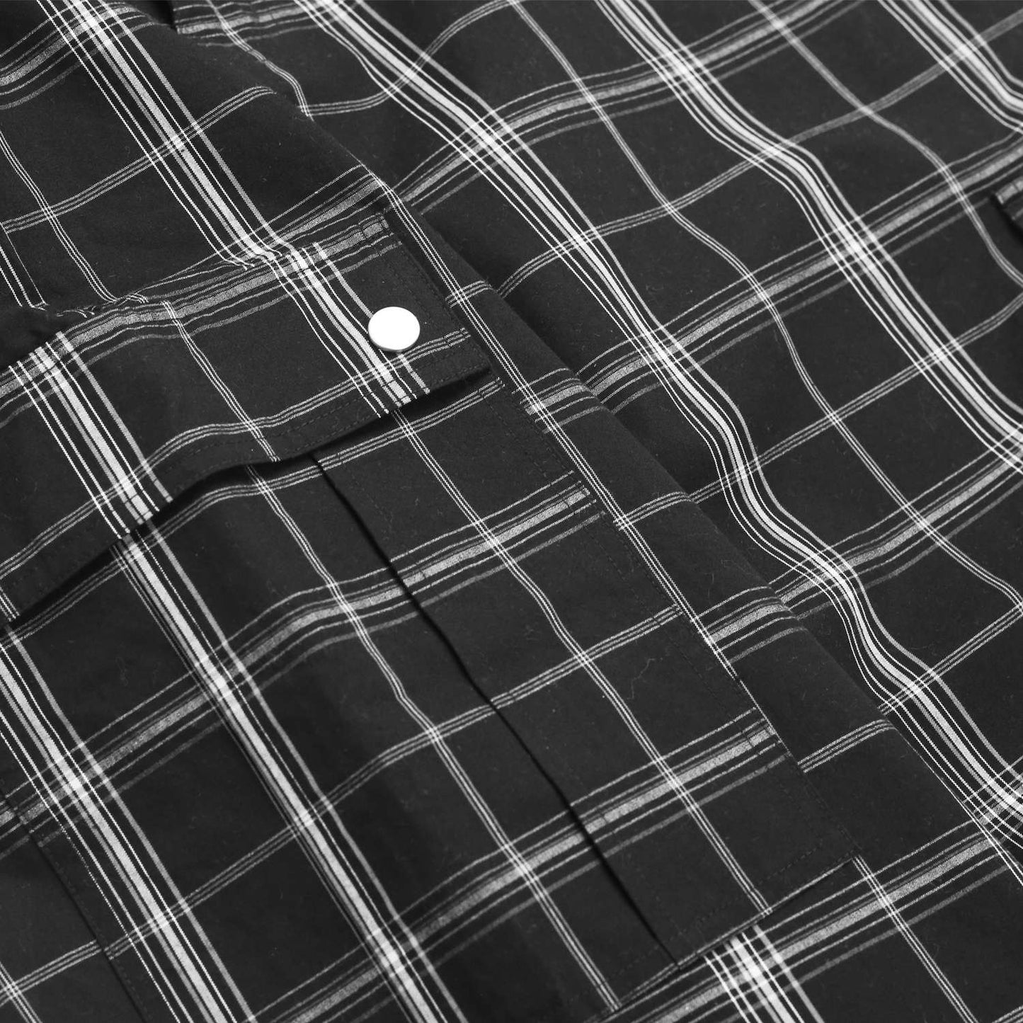 YS PLAID CARGOS (BLACK)
