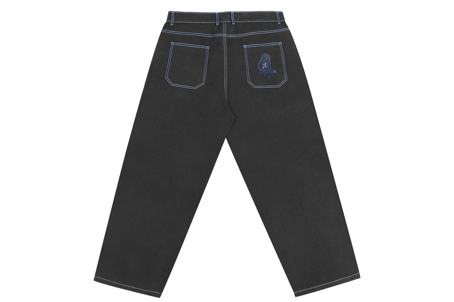 Goblin Jeans (Black/Blue)