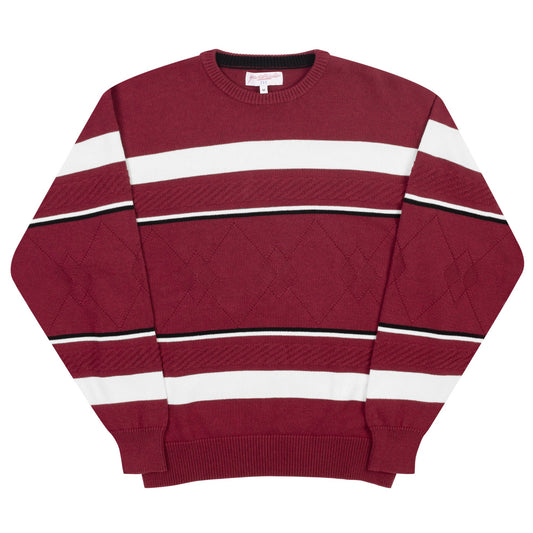 Lounge Knit (Red/White)