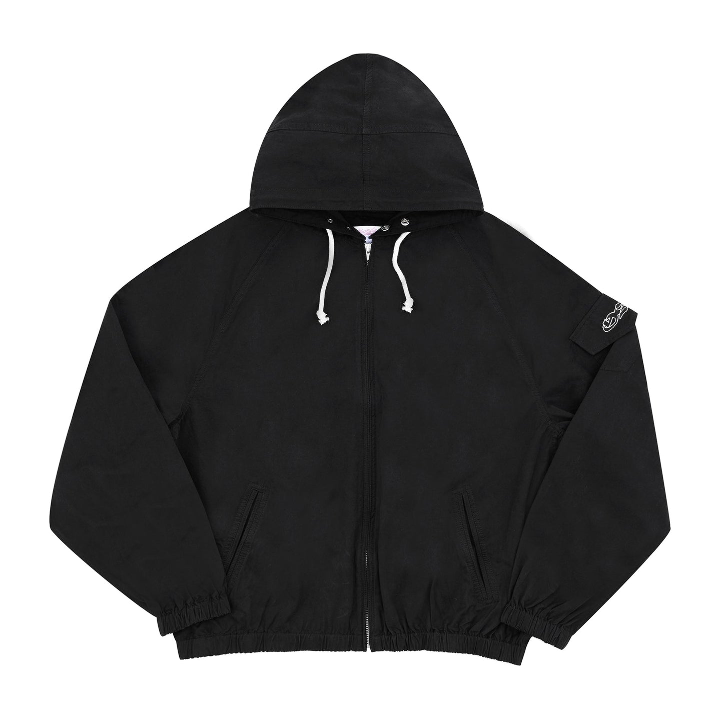 Sunscript Hooded Jacket (Washed Black)
